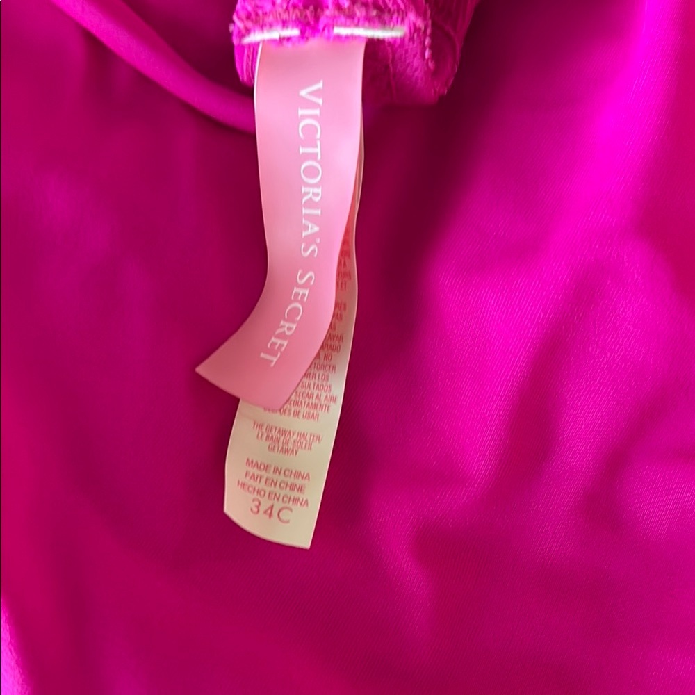 Victoria's Secret Hot Pink Lace Bikini - Picture 8 of 8